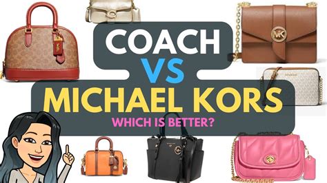 which is better michael kors or coach handbags|michael kors purses.